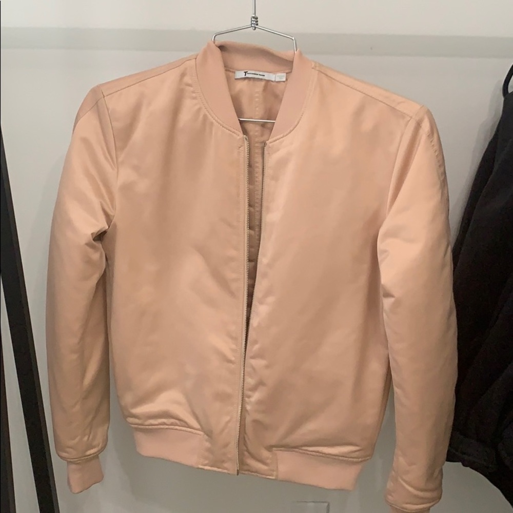 Alexander wang satin bomber jacket